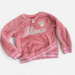 Pink Minnie Mouse fleece sweatshirt